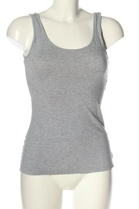 H&M Top básico Mujeres Top Talla EU 36 gris claro look casual - Imagen 1 de 5