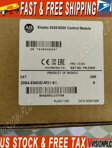 NEW 2094-EN02D-M01-S1 EtherNet/IP Safe Speed Control 2094EN02DM01S1 1pcs - Picture 1 of 1