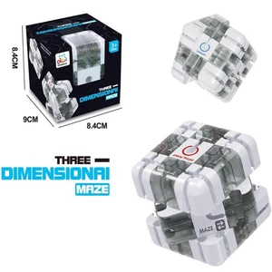 3D Maze Magic Cube Transparent Puzzle Speed Cube Rolling Ball Cubes Maze Toys - Picture 1 of 9