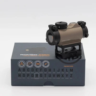 Sig Sauer Romeo-MSR 1x20mm 2 MOA RED DOT Sight w/ Riser Waterproof