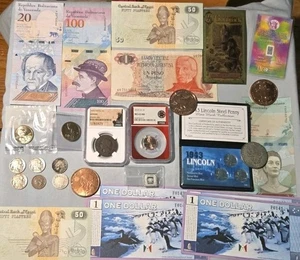 Big Lot Of Coins - Slabs - Gold - Silver -  Copper - Picture 1 of 7