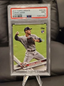 2017 Topps Update #US166 Aaron Judge Throwing PSA 9 MINT (RC) - Picture 1 of 2