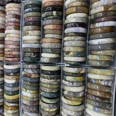 Pulsera Multicolor Natural Alxa Color Jade Ágata Suave y Delicada Foto 1 de 4