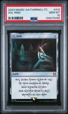 Sol Ring - Human PSA 10 Commander MTG Lord of the Rings LTC MINT 410 - Image 1 of 2