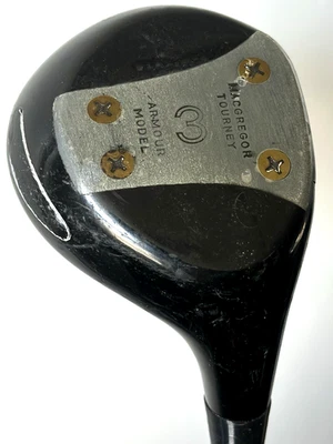 Vintage MacGregor Tourney Armour Model Persimmon Fairway 3-Wood 3W True Temper - Image 1 of 4