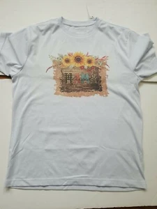Sublimation White shirts Polyester Blend Blend Size M - Picture 1 of 7