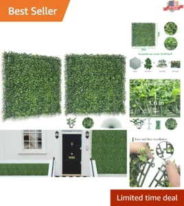 Premium Boxwood Panels - 12 Pack 20"x 20" - Indoor Privacy & Garden Décor - Picture 1 of 9