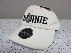 Minnie Mouse Disney Womens Cap Spell Out Logo Mickey Golf Strapback Baseball Hat - Picture 1 of 5