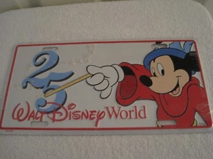 Disney’s 25 Walt Disney World License Plate - $19.35 - Picture 1 of 1