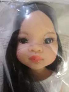 Paola in Pajamas Paola Reina Las Amigas Doll 32cm Vinyl NIP Long Black Hair - Picture 1 of 7