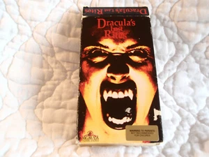 DRACULA'S LAST RITES VHS 80'S HORROR FUNERAL HOME VAMPIRES B-MOVIE MORTUARY - Picture 1 of 9