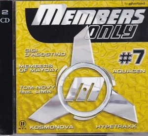 Members Only - Vol. 7 - Tom Novy, Aquagen u.a. -Doppel-CD-1097- near mint - Bild 1 von 2