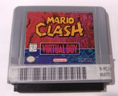 Mario Clash (Nintendo Virtual Boy NVB, 1995) Ex-Nintendo NOA Library Tested! - Image 1 of 4