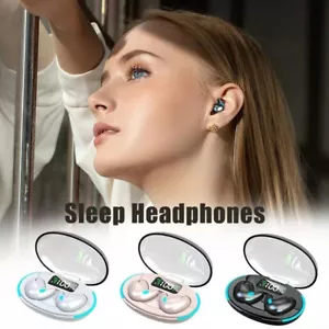 Auricolari Invisibili Sleep Wireless Bluetooth 5.3 Auricolari TWS Cuffie - Foto 1 di 27