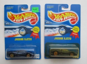 Lot 1991 Hot Wheels Dark Blue Jaguar XJ220 #203 1:64 Scale Diecast Car Vintage - Picture 1 of 7