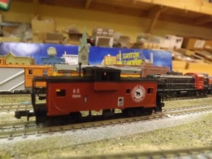 ALGOMA CENTRALE WV CABOOSE #AC 9504 dipinto su misura scala N - Foto 1 di 4