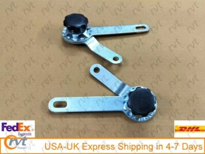 WINDSHIELD ADJUSTING ARM KIT FOR JEEP WILLYS FITS 46-49 CJ-2A CJ3A CJ3B 1948-71 - Image 1 of 4