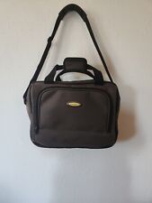 Eddie Bauer Travel Shoulder Bag Nylon Army Green 11x15x5 Carry On Vintage