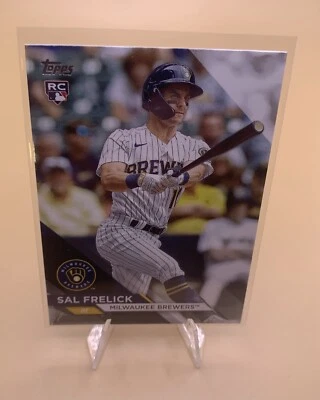 2024 Topps Flagship Collection - #2 Sal Frelick (RC) Milwaukee Brewers - Image 1 of 2