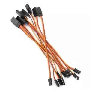 10pc 150MM Servo Extension Male to Female Lead Wire Cable For RC/Futaba/JR 15cm - Picture 1 of 4