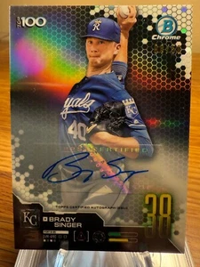 2019 Bowman - Bowman Scouts' Top 100 Autographs #BTP-38 Brady Singer /50 RY - Bild 1 von 2