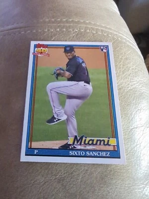 2021 Topps Archives -  #188 - Sixto Sanchez - RC - Miami Marlins - Image 1 of 2