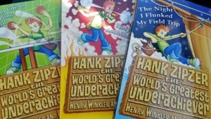 Lot Set Books, Hank Zipzer, # 5 6 9, Henry Winkler & Lin Oliver, The Fonz - Picture 1 of 5
