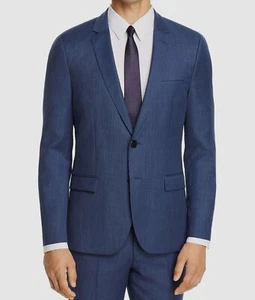 HUGO Boss Birdseye Extra Slim Fit Suit Jacket 40 L 40L Rtl $445 - Picture 1 of 4