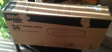 BROAN 403601 Hood,36 In,160 CFM,White Open Box 
