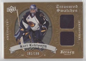 2008-09 Upper Deck Artifacts Treasured Swatches Dual /199 Kari Lehtonen #TSD-KL