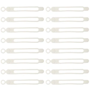 16 Pcs Drahthandlerkrawatten Reisen Schnurwickler Kabelbinder Aus Silikon - Afbeelding 1 van 12