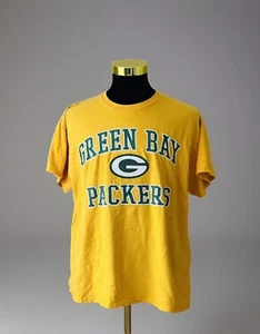 Green Bay Packers T-Shirt Mens XL YELLOW NFL Majestic - Bild 1 von 6