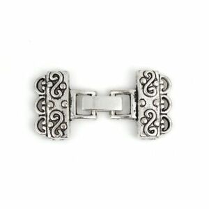 Box End Caps for Bracelet Antique Bracelet Charms Necklace Spacer Jewelry Making