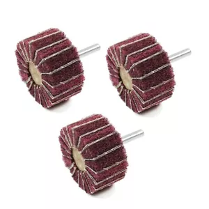 (3) Ruote Flap 2" grana 180 | Levigatura lucidatura matrice trapano lucidatura scotch - Foto 1 di 2
