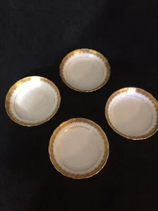 Vintage Elite Works Limoges Frankreich S/M St Martial Stempel VIER 5" Dessertschalen sehr guter Zustand - Bild 1 von 6