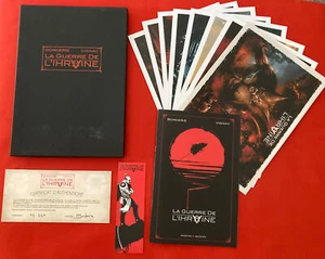 IHRVINE War Box Signed Numbered 8 Illustrations Borderie Vignac BD - Picture 1 of 16