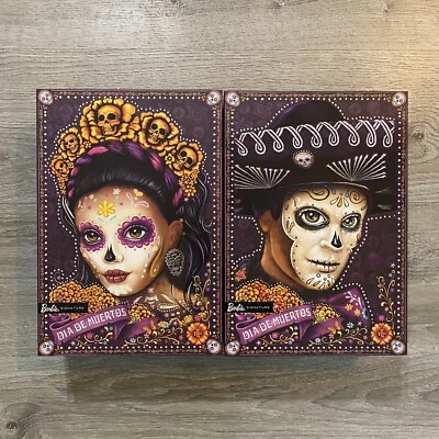 🔥NEW Mattel Barbie & Ken Dia De Los Muertos 2021 Signature Set SHIPS FREE🔥 - Image 1 of 4