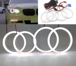 LED halo ring for BMW 7 Series F01 F02 F03 F04 730d 740d 08-12 Xenon head DRL WH - Picture 1 of 16