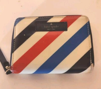 Cartera compacta de vacaciones Kate Spade N.Y Normcore clásica minimalista patriótica  Foto 1 de 4