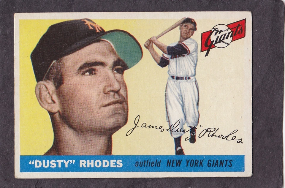 "Dusty" Rhodes - 1955 Topps - New York Giants - Baseball - Image 1 of 1