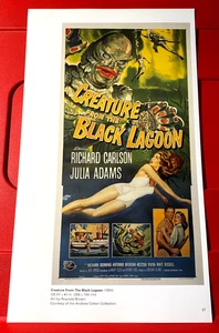 Creature From The Black Lagoon Movie/Film Poster Art PICTURE/PRINT 12"x 7" - Picture 1 of 3