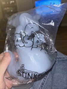 Vintage 1995 Pizza Hut Casper Friendly Ghost "Stinkie" burattino a mano, bagliore al buio - Foto 1 di 5