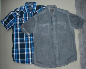5 verschiedene Markenhemden (z.B. Manguun, Eagle Denim), Kurzarm, Größe L 41/42, - Bild 1 von 3