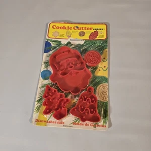 VTG Christmas Ornament Cookie Cutter Capers Santa Tree Bell - Picture 1 of 2