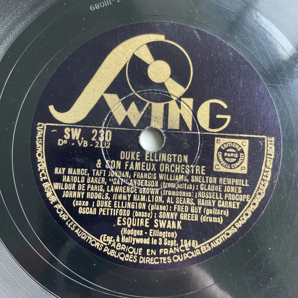 78 RPM Duke Ellington & Son Fameux Orchestre – Esquire Swank / Midriff SWING 230 - Photo 1/4