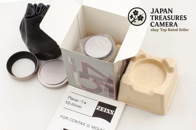[Unused in Box] CONTAX Carl Zeiss Planar T* 45mm F2 Lens for G1 G2 Camera JAPAN - Image 1 of 4