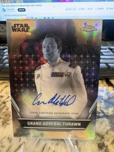 2024 Topps Star Wars Hyperspace Grand Admiral Thrawn Auto No A-LM - Picture 1 of 2