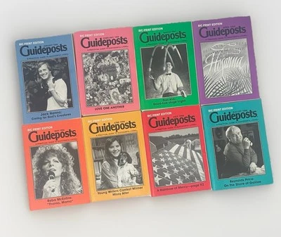 Guideposts Magazines (8) Jan 1994-Aug 1994 Jack Hanna Reba McEntire Big Print - Image 1 of 4