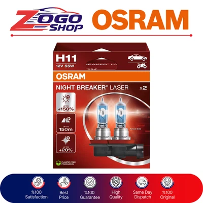OSRAM NIGHT BREAKER LASER H11 64211NL ( x2 ) Foto 1 de 4