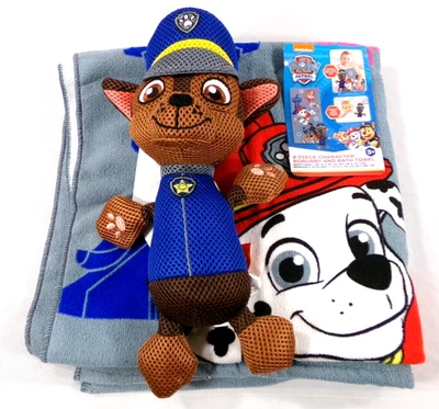Paw Patrol Towel & Scrubby-FUN- No More Fights for them to Take a Bath! EASYER ! - Image 1 of 4